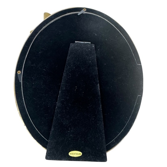 Butterfly Oval Mirror 11" x 9" Fairy Girly Gold Tone Vanity Tabletop - Picture 5 of 5